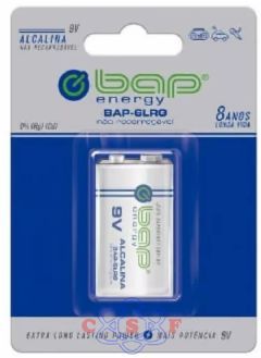 Bateria MXT Power Alcalina 9 Volts Alcalina 6LR61
