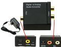 Conversor de Áudio Digital IT Blue (Toslink/Óptico ou Coaxial) para Analógico (RCA L/R)