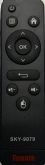 Controle Remoto Smart Tv Box Tomate 4k Ultra Hd -Sky 9079 MCD-120 MCD-121