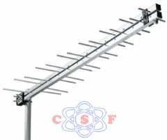 Antena Digital HDTV Imagevox UHF Canal 14a69 28 Elementos 100% Aluminio com Suporte Parede