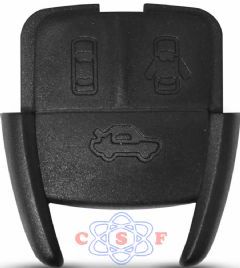 Capa Controle Telecomando 3 Botões montana-Zafira-Astra-Vectra-Corsa. Desenho 3 Carros