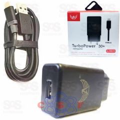Carregador Celular Altomex Turbo Power 3,0A Bivolt Saida USB 5V=3A 9V=2A 12V 1,2A AL´7081 TY + Cabo USB + Tipo C
