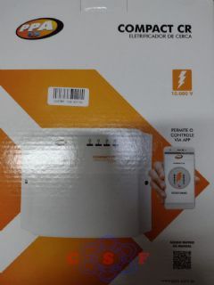 Central Choque Eletrificadora Cerca Elétrica PPA Compact CR 10.000 com 1 Controle