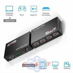Chave Splitter hdmi entra 1 HDMI com 4 Saida HDMI 1080P 1,4 3D