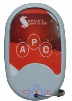 Controle Alarme Securi SS100 433 Completo 3 Botões