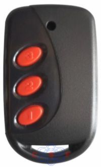 Controle Copiador Hiltron 292 Analogico para Portão Eletronico Completo 3 Botões Preto