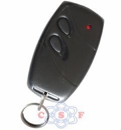 Controle Remoto Transmissor Corta Jumper 8 Codigos Premium Preto Tecla Vemelha + Mosquetão Portão PPA etc. Frequência 292MHZ