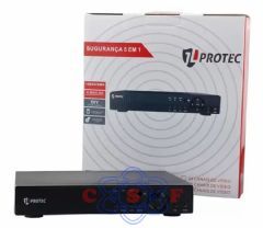 Dvr Stand Alone Protec 4 Canais Hd 5 em 1 AHD IP TVI CVI CVBS Modelo 7004