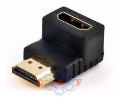 Extensão HDMI 1 MACHO + 1 FEMEA 90º