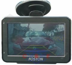 GPS Foston 4.3" FS-470DC com TV Digital e Câmera de Ré