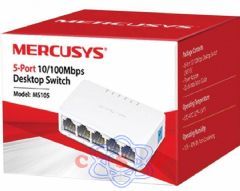 Hub Switch Mesa Hikvision RJ 45 MS105 5 Portas 10/100Mbps