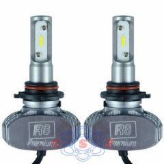 Kit Lâmpada Farol Led R8 Premium Crome HB4 35W 12V/24V 6500K 6000 Lumens