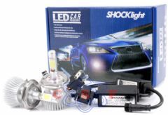 Kit Lâmpada Farol e-tech BI-LED H4 40W 12Va24V 6000K 3200 Lumens