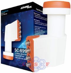 LNB Banda KU Chip SCE Quadruplo SCE-899