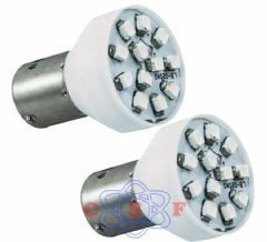 Lmpada Autopoli Super Led Branco 12V 21/5W 1034 2 Polo Kit 2Peas