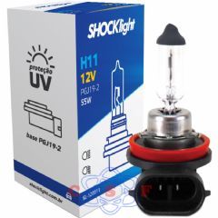 Lâmpada Halógena Shocklighit Automotiva H11 12V 55W Unitario