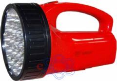 Lanterna Portátil Recarregável 19 LED LED-1706 Vermelha