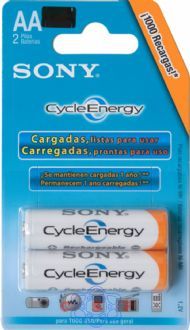 Pilha Recarregável Sony NH AA B2KN 1,2V 2000mAh AA
