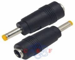 Plug Adaptador Jack4 2,1x5,5 para Pulg Medio Amarelo 4x1,7