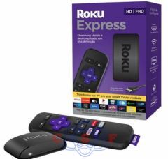 Roku Express com Dispositivo Streaming Player Full HD - com Controle Remoto e Transforma TV em Smart SKU # 3930BR