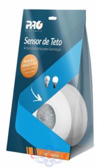 Sensor de Presena Proeletronic com Sensor Teto com Fotocelula 360 PQSST-0360