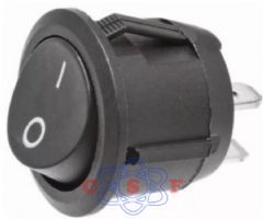 chave Gangorra Botão Redondo Vermelho NF/NA/NF 23 Terminais KCD1-5 6A 250V 10A 127V 3 Termibais