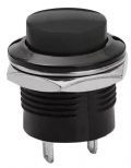 Chave Push Button Tipo Start Buj�o (NA) R13-507 Preto sem Trava Injetor combust�vel