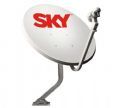 Antena Mini Parablica Sky de 60cm - Banda KU + LNB Simples