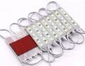 Barra de leds 80mm Com 6 Led's 5050 Branco Frio 12V Unitario